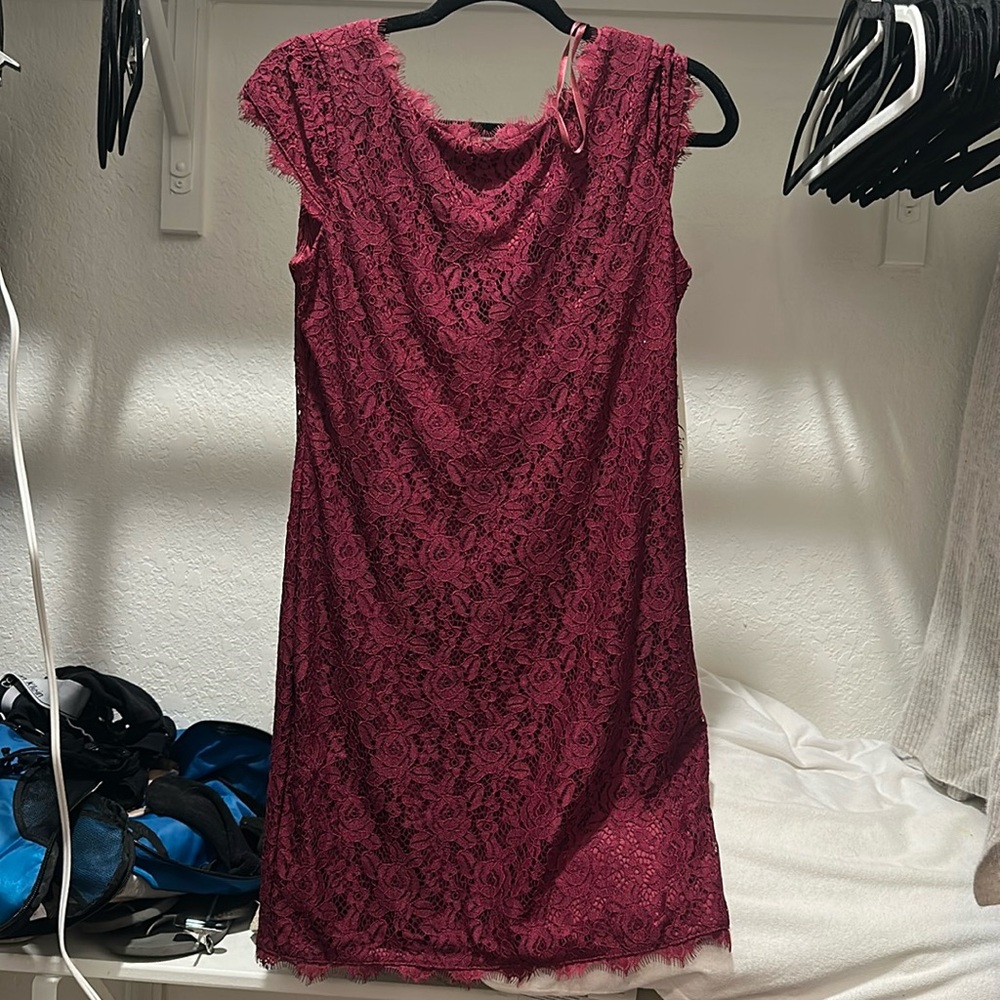 Eliza J lace mini cocktail dress